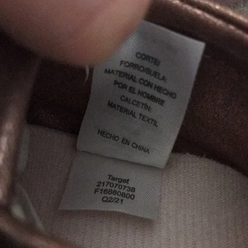Pink sparkly 6-9 months Mocassins Target New